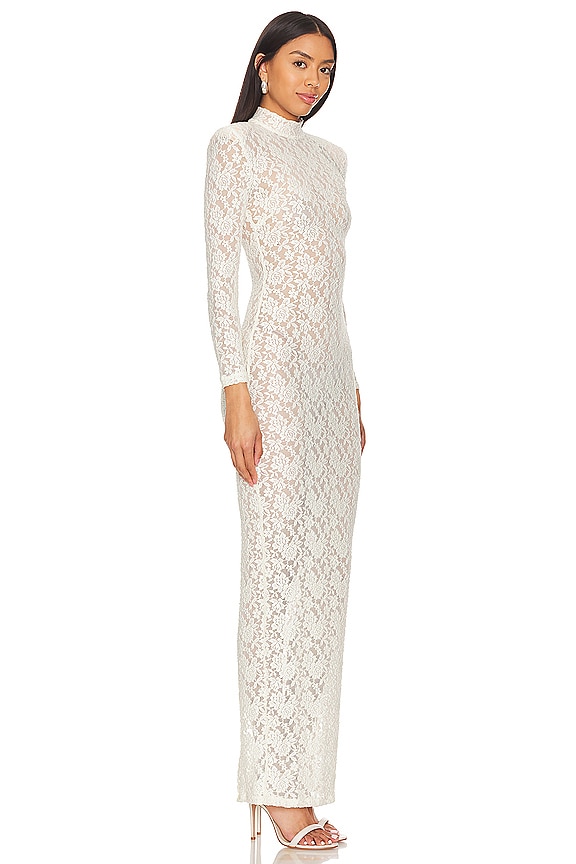 view 2 of 4 ROBE DE SOIRÉE ROXANA in Ivory