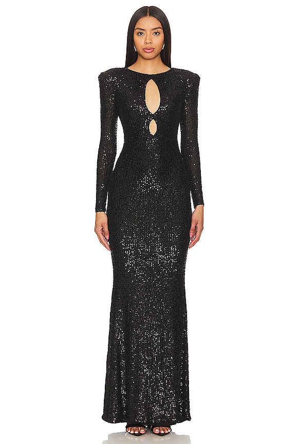 view 2 of 5 ROSALIA ガウン in Black