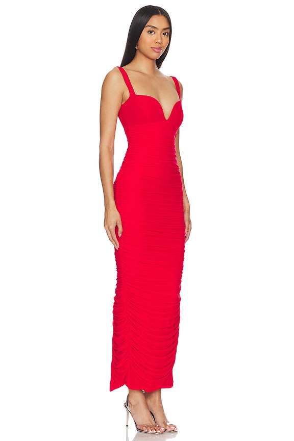 view 2 of 3 ROBE MAXI MARLOWE in Scarlet