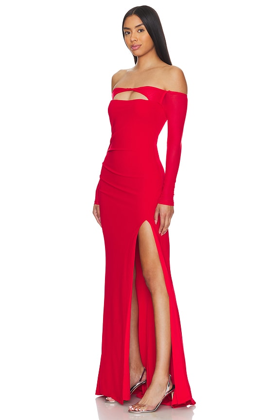 view 2 of 3 Marlowe Gown in Scarlet