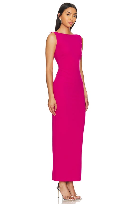 view 2 of 3 Bliss Gown in Fucshia