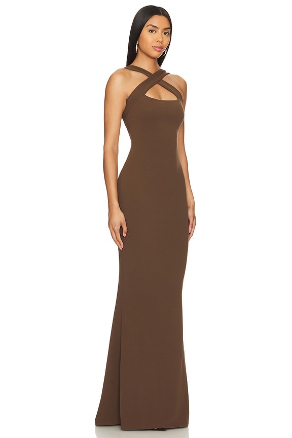 view 2 of 3 Viva 2 Way Gown in Mocha