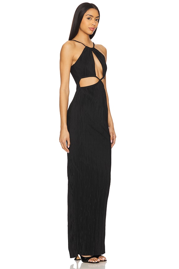 view 2 of 4 Desiree Cut Out Maxi Dress in Black