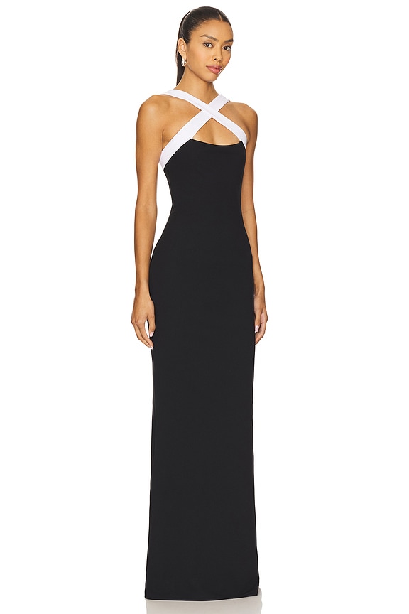 view 2 of 3 Viva 2 Way Gown in Black & White