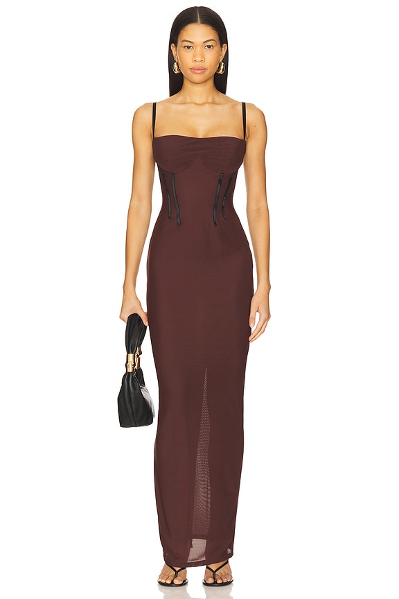 view 1 of 3 Allegra Maxi Dress in Cocoa