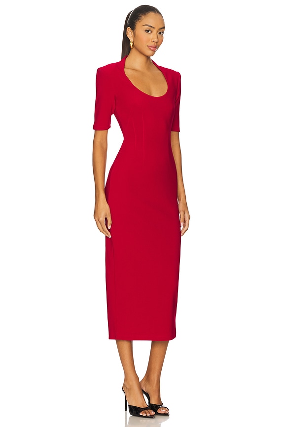 view 2 of 3 Blair Midi Dress in Red