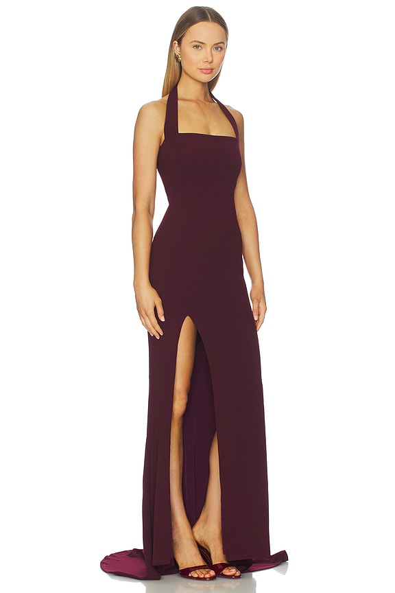 view 2 of 3 Boulevard Gown in Wine