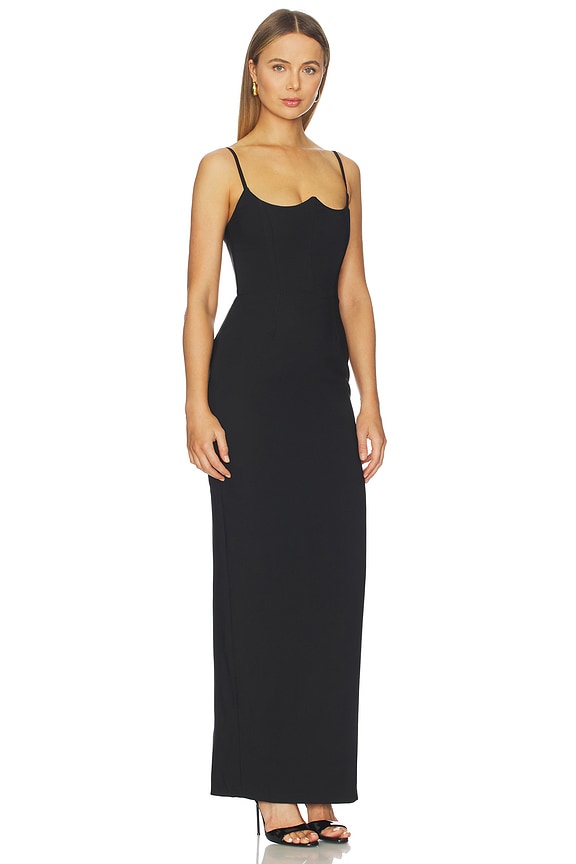 view 2 of 3 Aaliyah Maxi Dress in Black