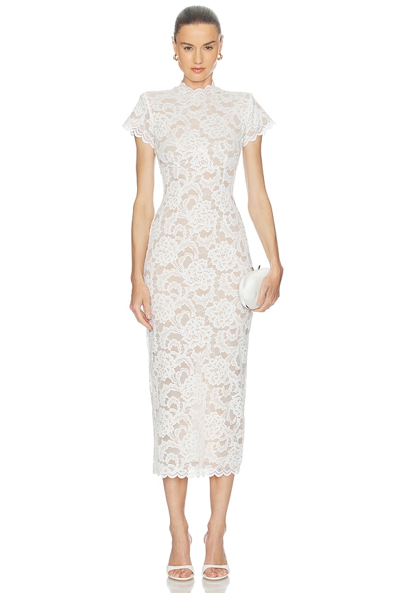 view 1 of 4 Alessia Midi Dress in Ivory