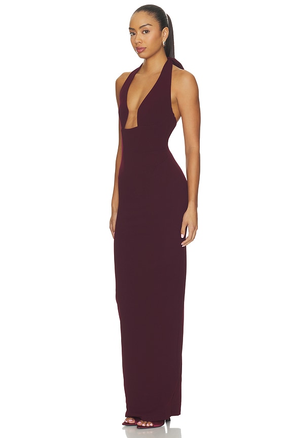 view 2 of 3 Demi Gown in Wine