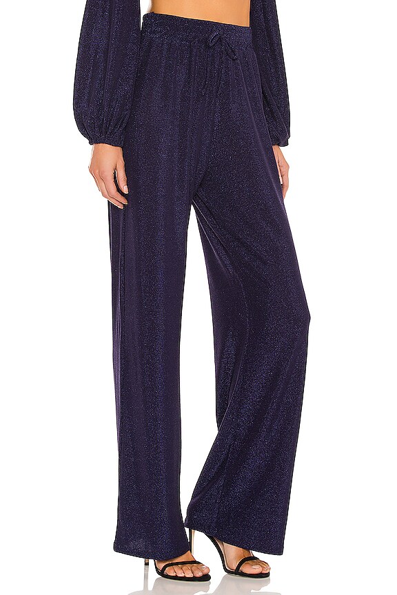 view 2 of 5 WIDE 팬츠 in Navy Lurex