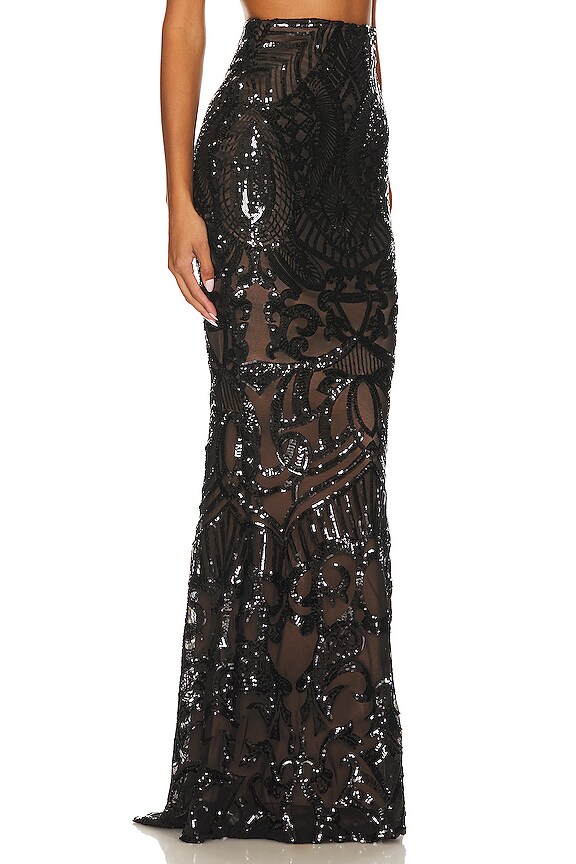 view 2 of 5 Mon Cherie Skirt in Black