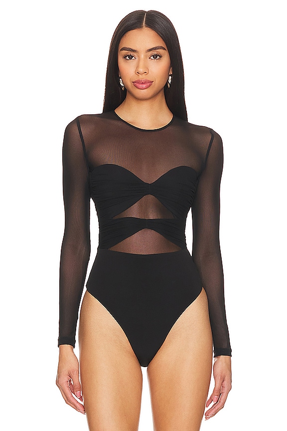 view 2 of 5 Intrigue Bodysuit in Black