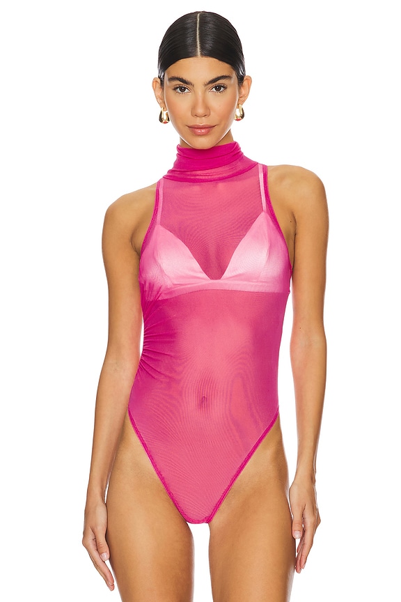 view 2 of 5 ECLIPSE 바디수트 in Fuchsia