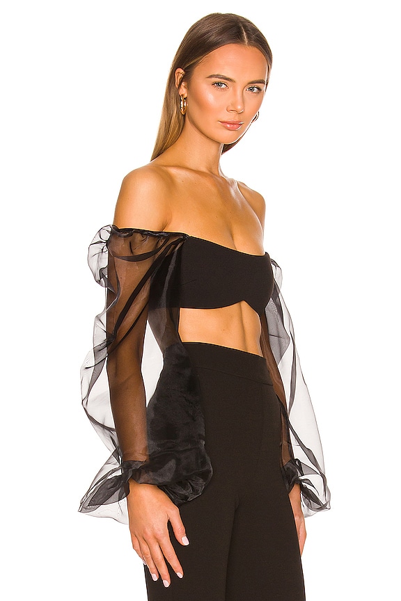 view 2 of 4 ILLUSION 탑 in Black