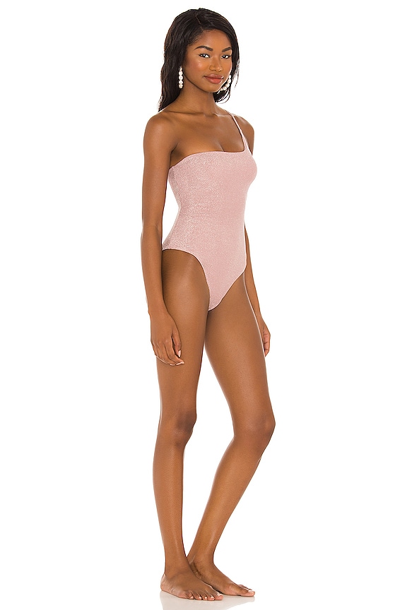 view 2 of 4 MAILLOT DE BAIN 1 PIÈCE in Pink Lurex