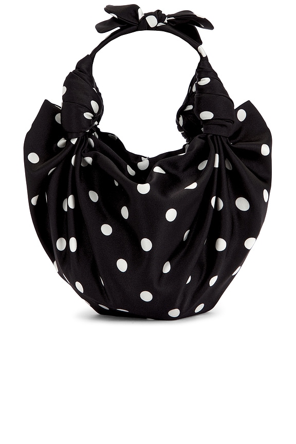 view 2 of 5 x Revolve Knot Bag in Black & White