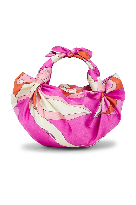 view 2 of 4 Mini Knot Bag in Pink Swirl