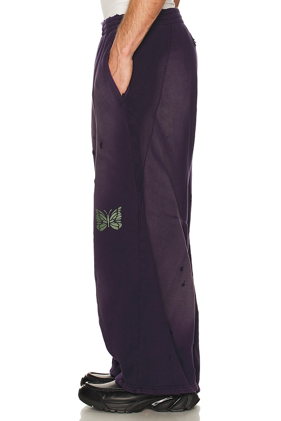 view 2 of 5 Deconstructed Hd Sweatpant in Purple