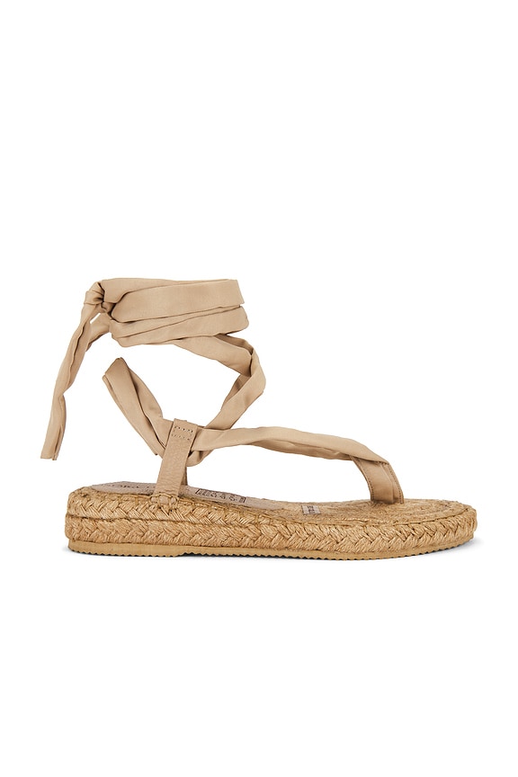 view 1 of 5 Summer Espadrille Sandal in Beige