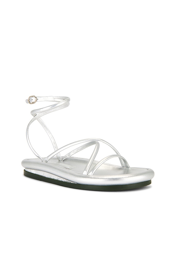 view 2 of 5 Chunky Slim Sandal in Silver