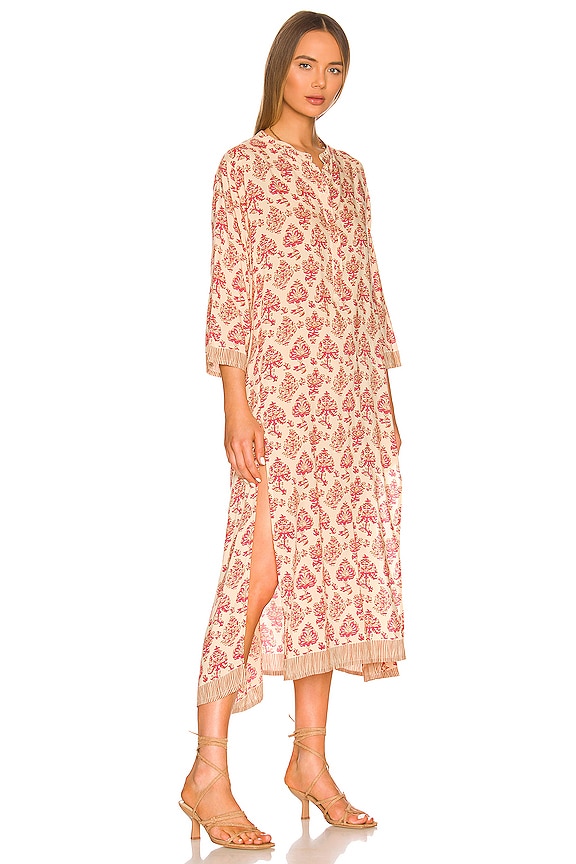 view 2 of 3 VESTIDO ISOBEL in Cyprus Print Pink