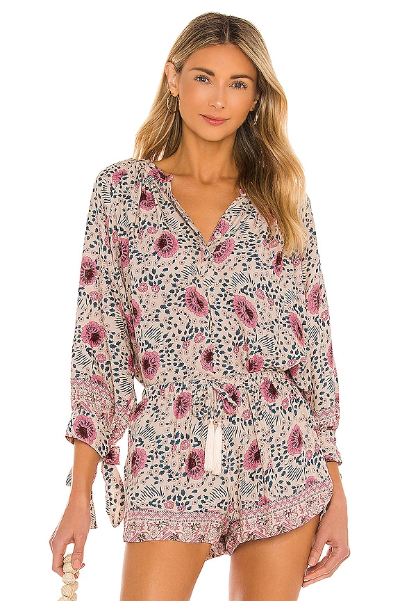 view 1 of 4 Renata Shirt in Vintage Flowers Cream