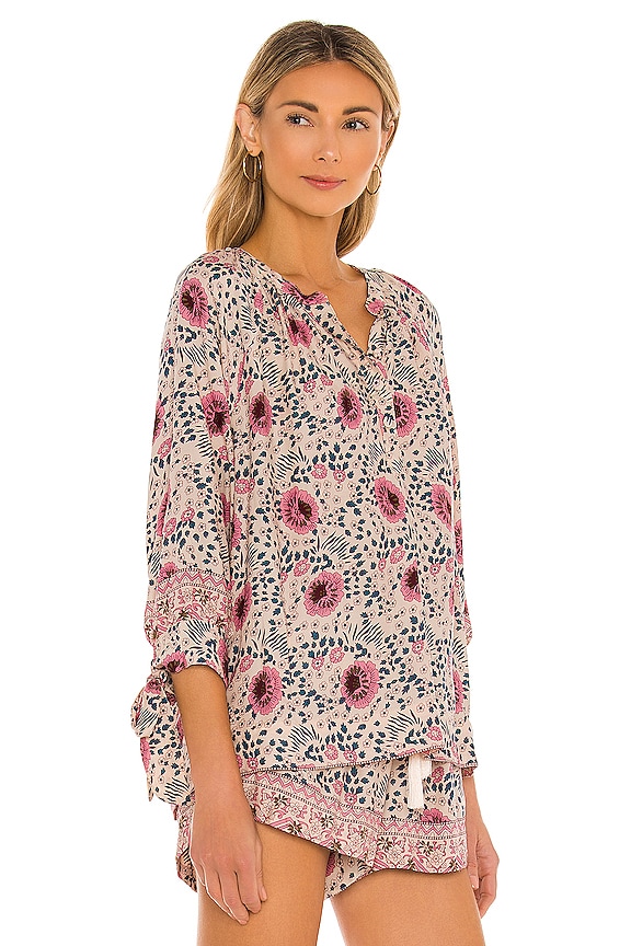 view 2 of 4 Renata Shirt in Vintage Flowers Cream