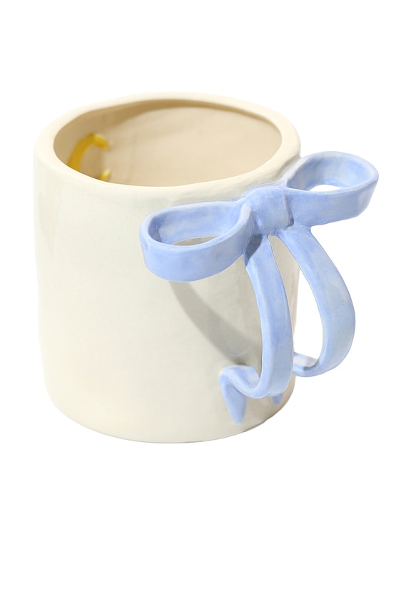 view 1 of 2 TAZA BOWKNOT COFFEE MUG in Baby Blue