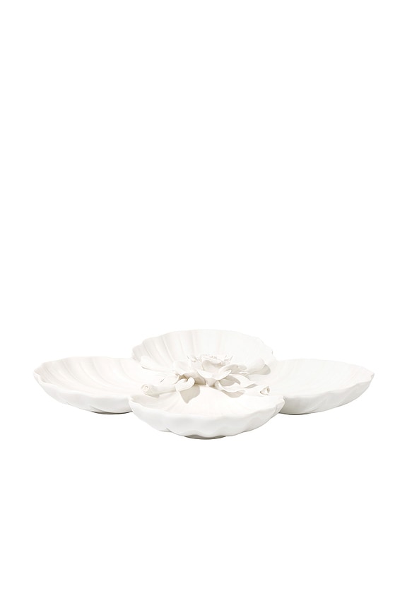 view 2 of 4 Isabella Artisan Rose Duad Dish in 