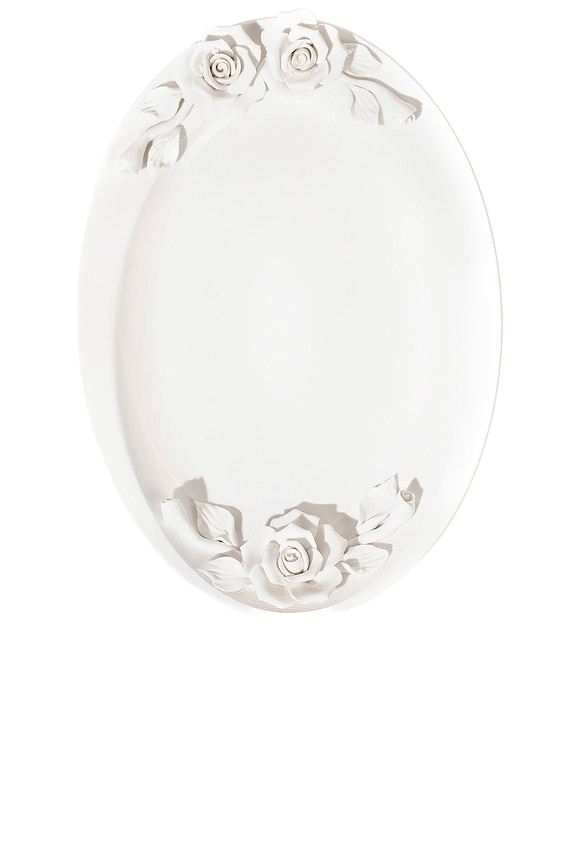 view 1 of 6 Isabella Artisan Rose Oval Platter 12 Inch in 