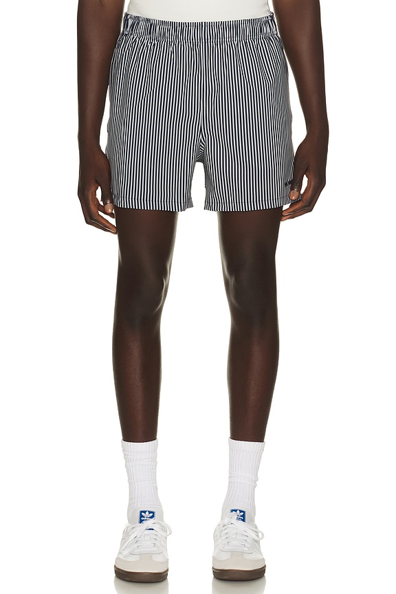 view 1 of 5 Holiday Shorts in Navy Stripe