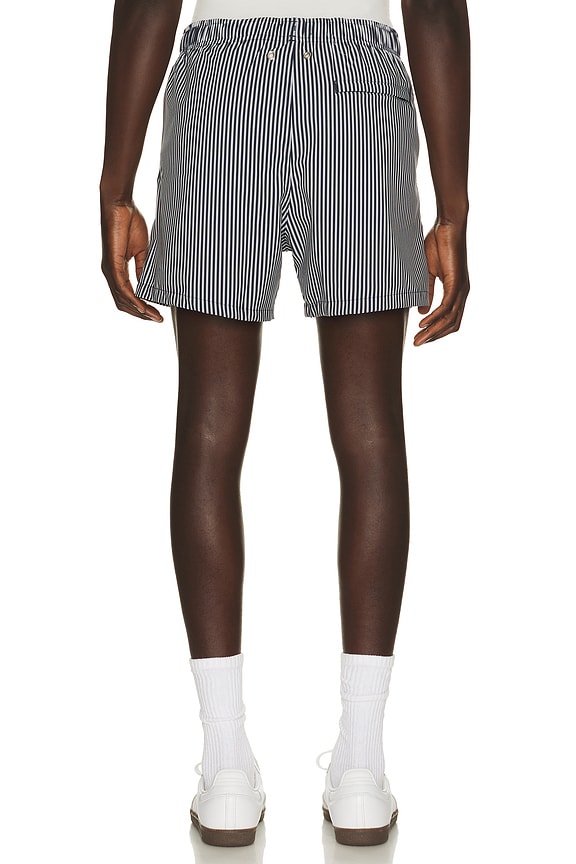 view 2 of 5 Holiday Shorts in Navy Stripe