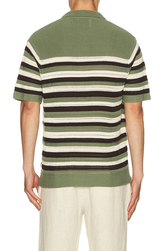 view 2 of 4 Lars Polo Cardigan in Sea Spray