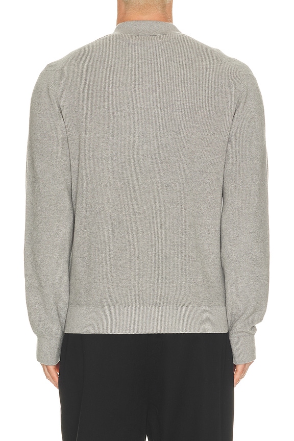 view 2 of 4 Hope Rib Knit Polo 60060 in Grey Melange