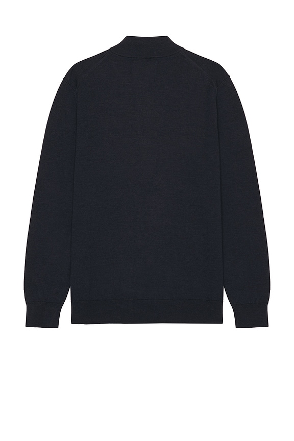view 2 of 4 Sergio Zip Mock Neck Sweater in Navy Multi