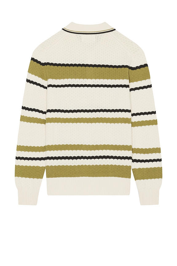view 2 of 3 Alfie Polo Sweater in Ivory