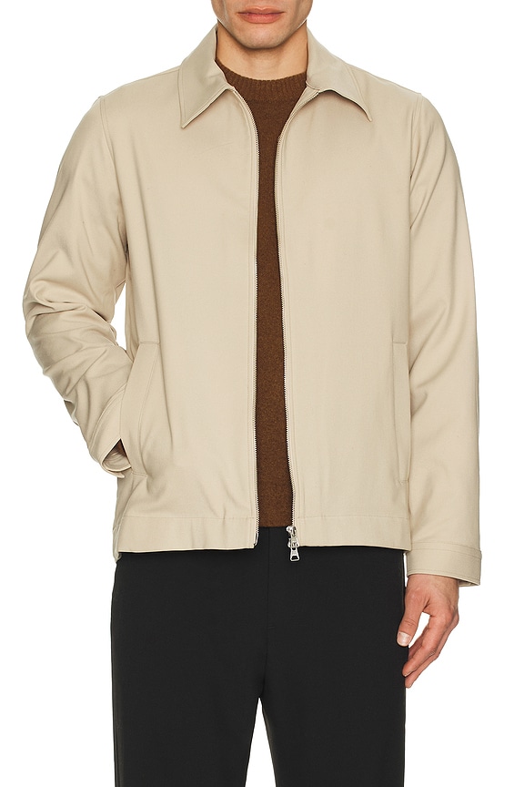 view 2 of 4 Ivan Zip Overshirt in White Pepper