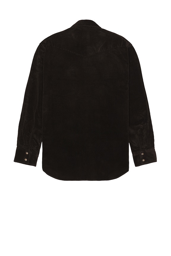 view 2 of 4 Ricky Cord Shirt in Demitasse