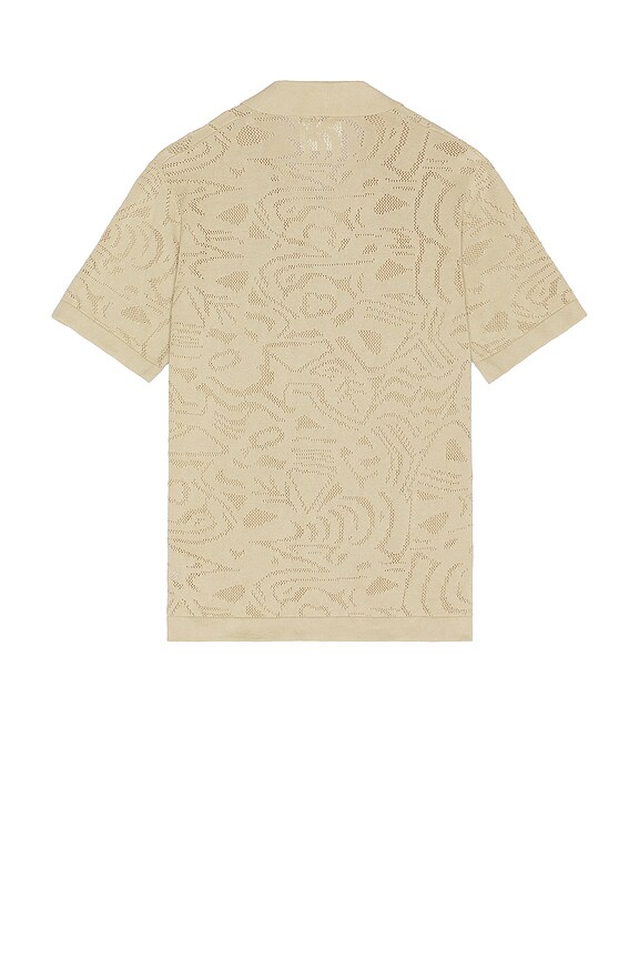 view 2 of 3 Ryan Flower Polo in Ecru