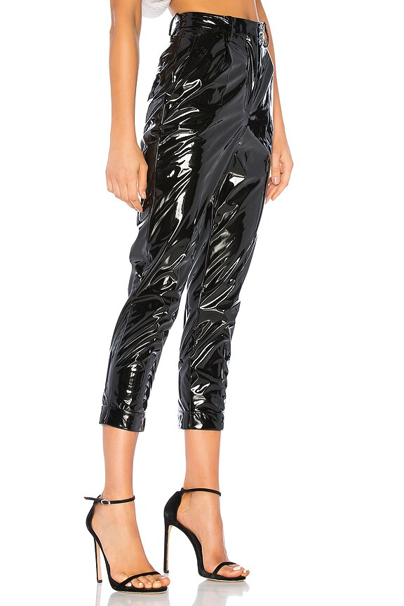 view 2 of 4 Patent Skinny Pant in Black