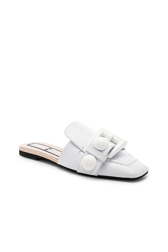 view 2 of 5 Buckle Slide in White