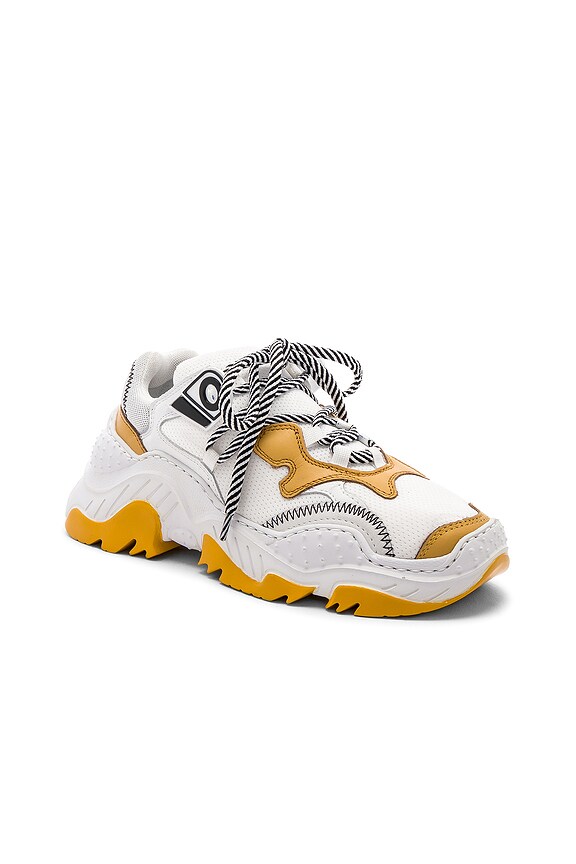 view 2 of 6 SNEAKERS BILLY in White & Yellow