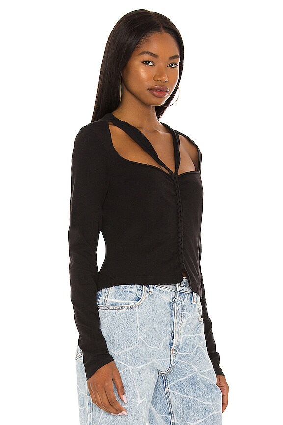 view 2 of 4 Marpesia Top in Black