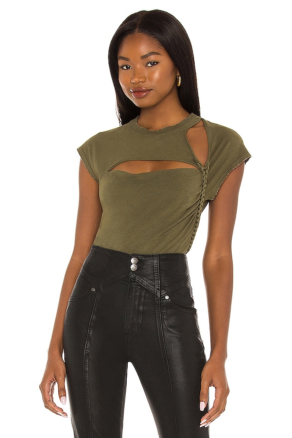 view 1 of 5 Slash Bodysuit in Army