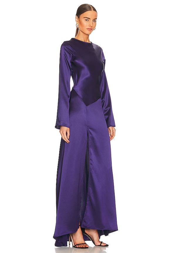 view 2 of 3 Dumas Maxi Dress in Eggplant