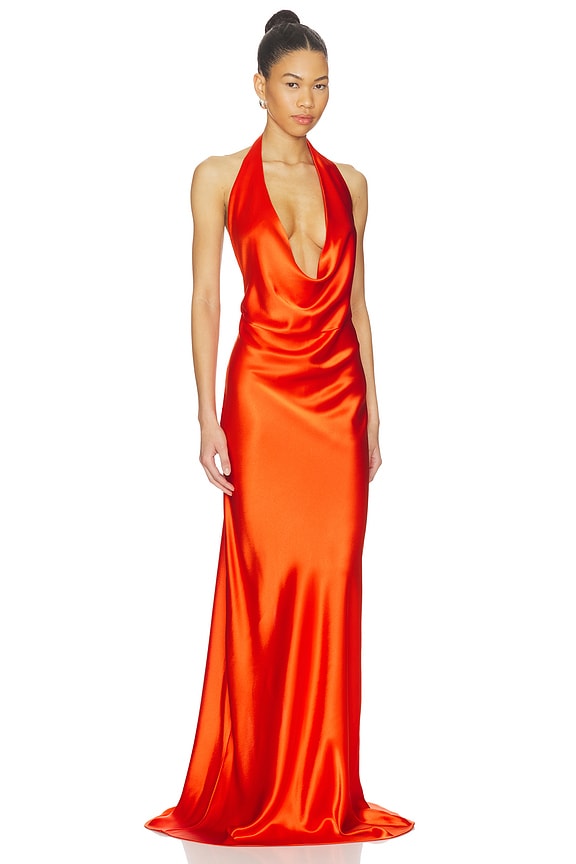 view 2 of 4 Theodora Dress in Aperol