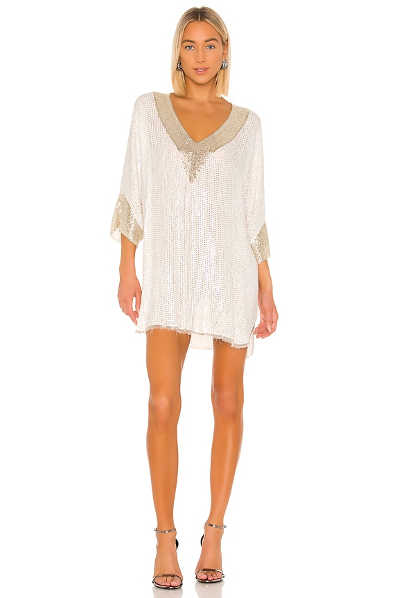 view 2 of 5 MINIVESTIDO CON LENTEJUELAS CLAIR in White