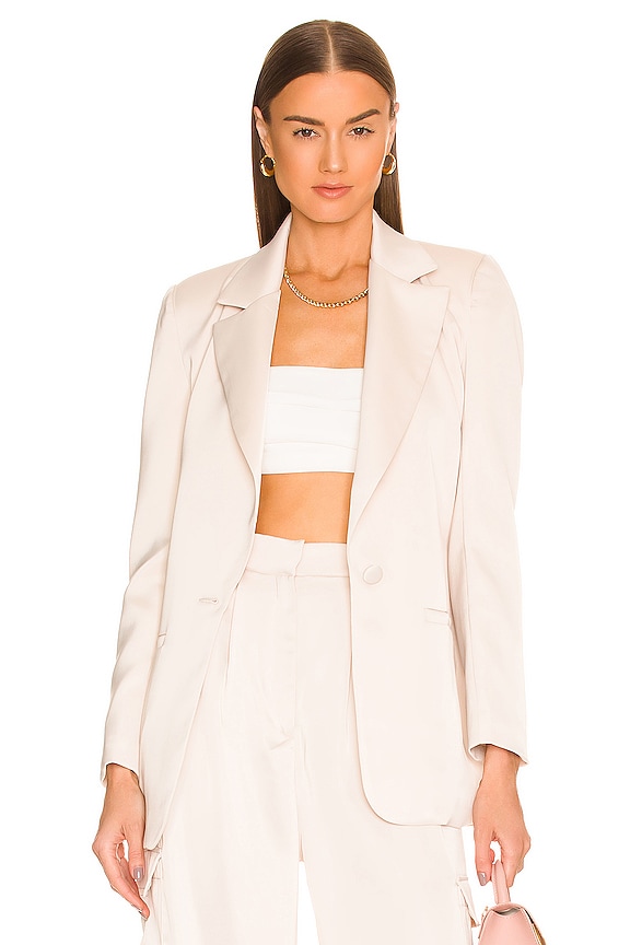 NONchalant Label Leona Blazer in Champagne | REVOLVE