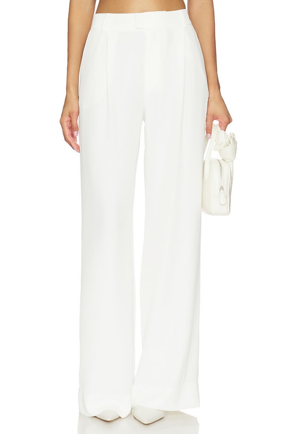 view 1 of 6 PANTALON CLAUDIA in White
